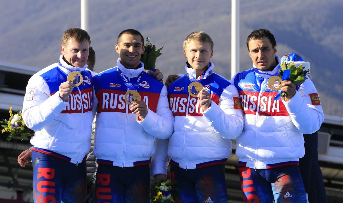 Rusijos bobslėjaus rinktinė Sočio olimpiadoje