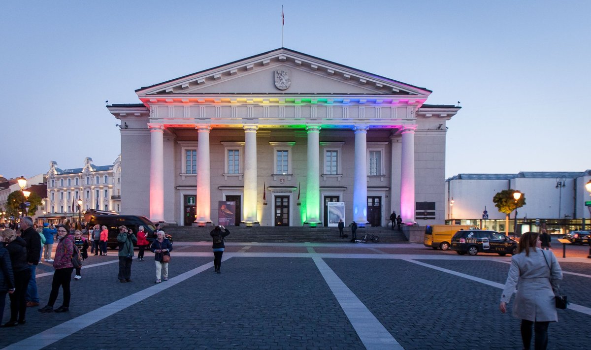 Rainbow days at the Vilnius City Hall