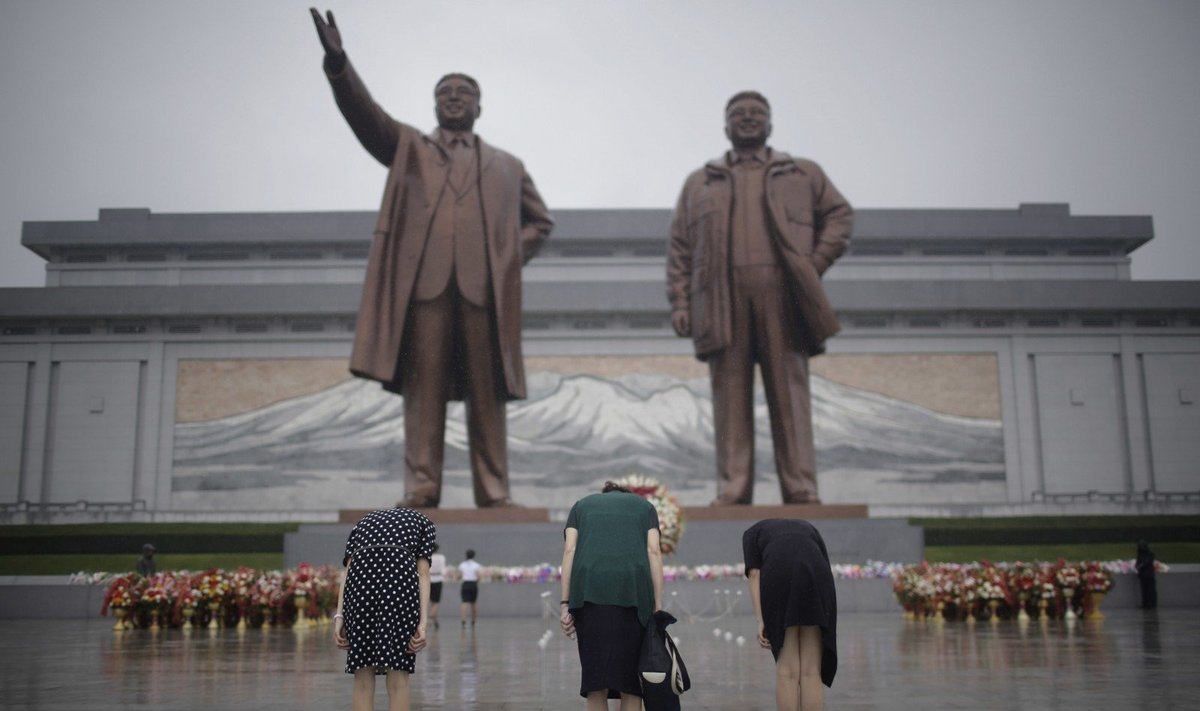 Šiaurės Korėja mini Pergalės dieną