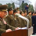 Šiaurės Korėja surengė naujos gatvės tiesimo ceremoniją