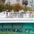 Gelbėjimo operacija Kaune: nuo tilto nušoko mergina