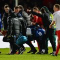 „Everton“ futbolininkas B. Oviedo patyrė kojos lūžį Anglijos FA taurės mače