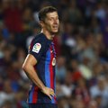 Tuščias Lewandowskio debiutas: „Barcelona“ prarado taškų jau Ispanijos čempionato starte