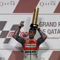 MotoGP: Andrea Dovizioso naują sezoną pradėjo pergale Katare