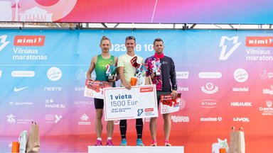 Jubiliejiniame Vilniaus maratone triumfavo svečias iš Lenkijos ir Vilmantė Stašauskaitė