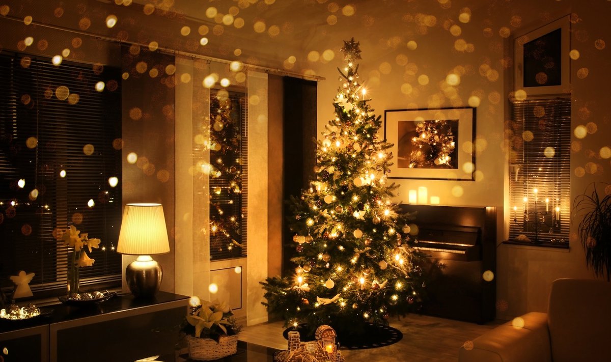 Kalėdinės dekoracijos namuose