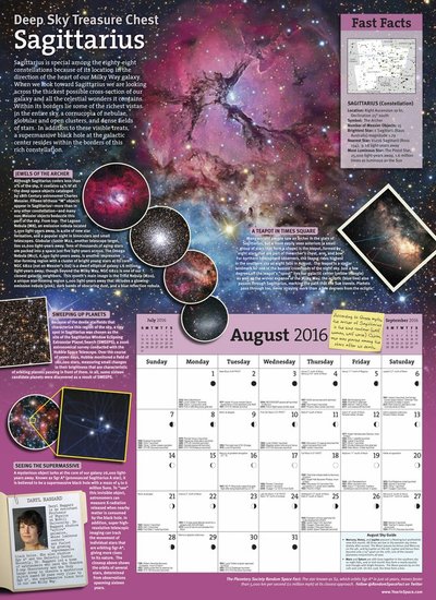 Mėgstantiems stebėti dangų – naujas kalendorius. Year in Space nuotr.