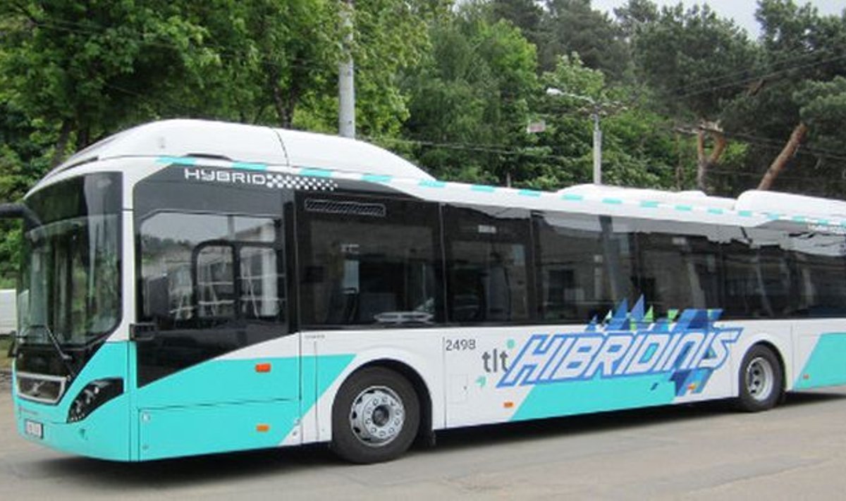 Vilniaus gatvėmis riedės hibridinis „Volvo“ autobusas