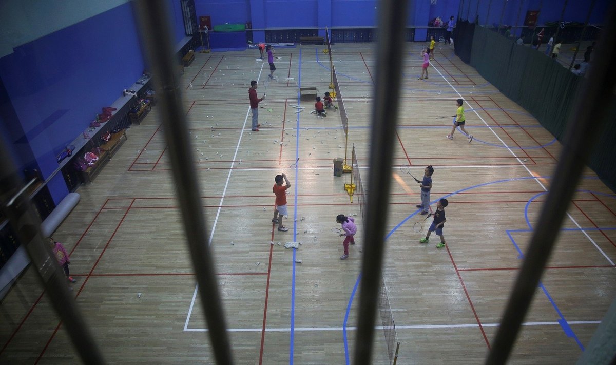 Mokyklos sporto salė Pekine
