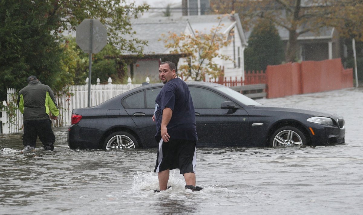 Uragano „Sandy“ sukeltas potvynis