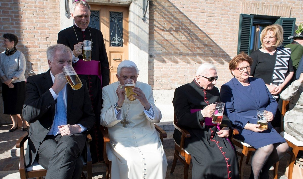 Popiežius Benediktas XVI šventė jubiliejų
