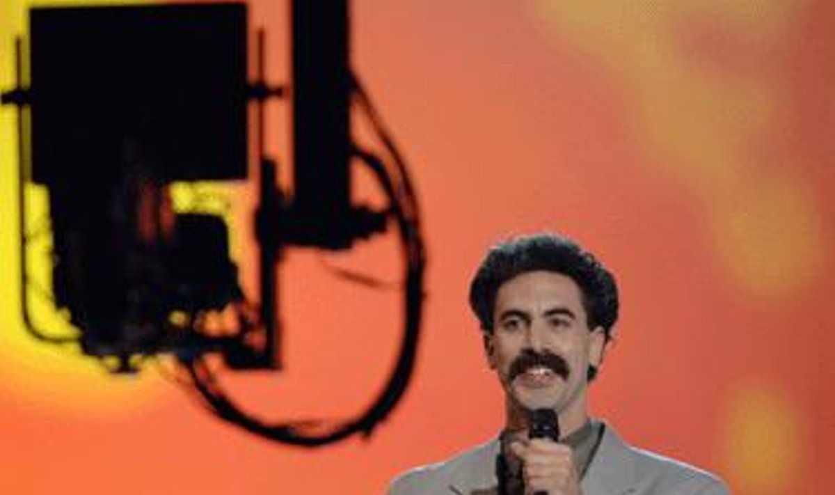 Komikas Boratas Sagdiyevas pristato MTV Kino apdovanojimų nominaciją