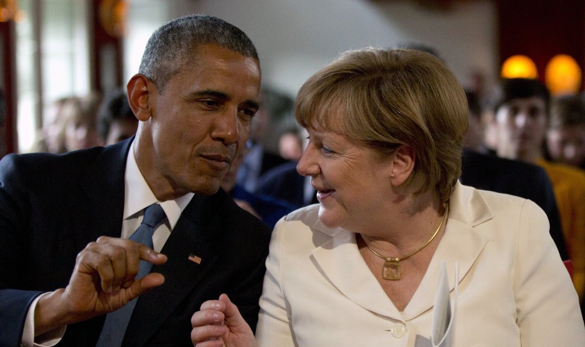 Barackas Obama, Angela Merkel