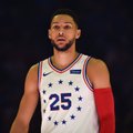 Varžovui į tarpkojį alkūne smogusiam „76ers“ įžaidėjui – griežta NBA bauda