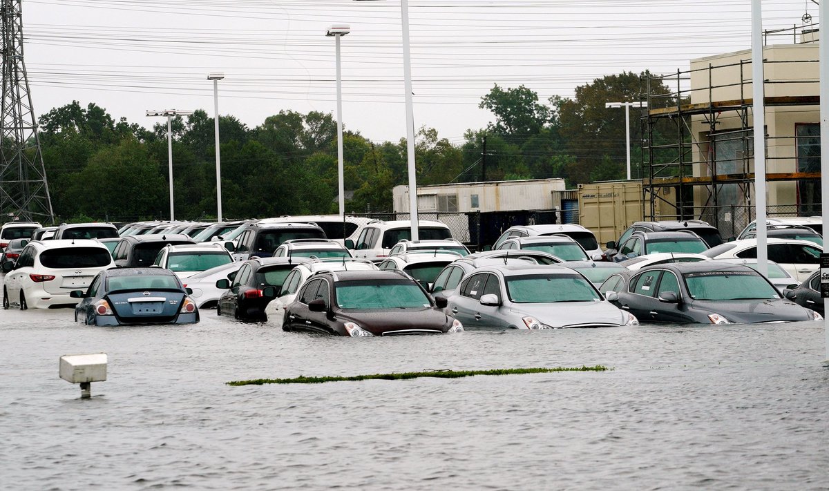 Tropinės audros "Harvey" padariniai