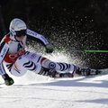 V.Rebensburg antrus metus iš eilės tapo kalnų slidinėjimo planetos taurės didžiojo slalomo rungties nugalėtoja