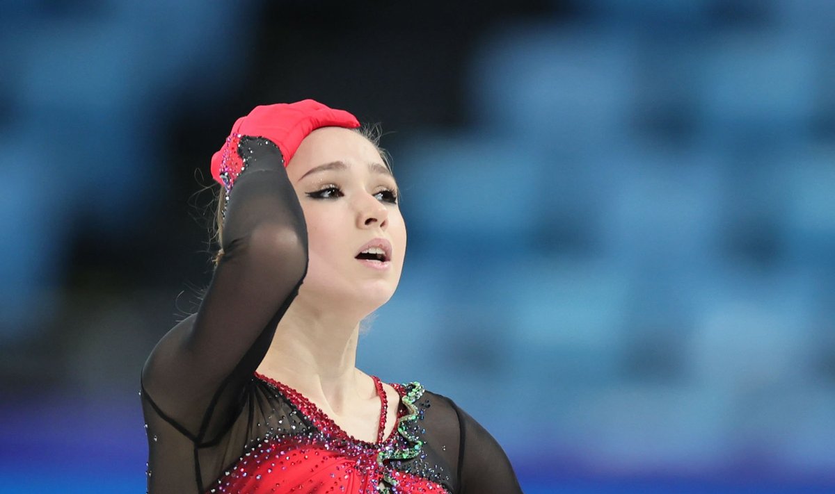 Kamila Valijeva Pekino žiemos olimpinėse žaidynėse
