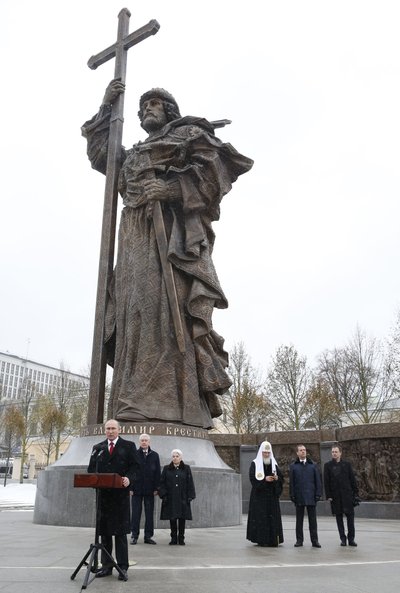 Skulptūra kunigaikščiui Vladimirui