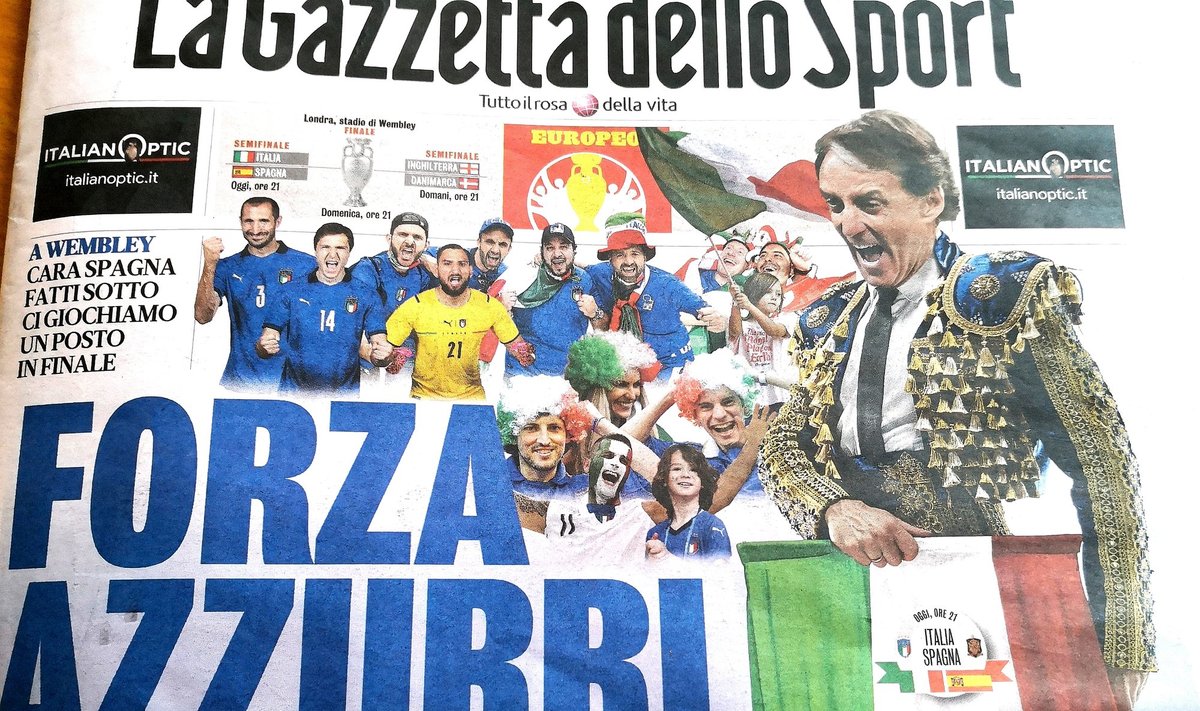 "La Gazzetta dello Sport" viršelis