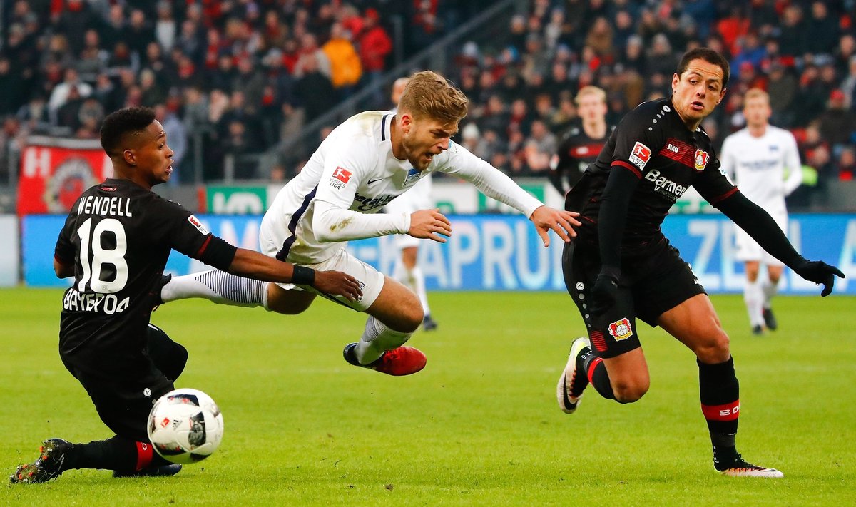 Bundesliga, „Bayer“ - „Hertha“ mačo akimirka