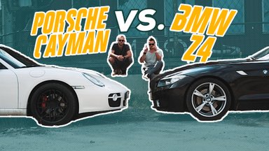 Vokiečių akistata: BMW Z4 prieš „Porsche Cayman“