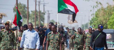Sudano kariuomenės paradas šiaurinėje šalies dalyje 2024 m. gegužės 19 d.