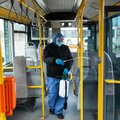 Karantino poveikis Panevėžio transportui: autobusai dezinfekuojami jau ir galinėse stotelėse