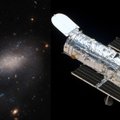 Galaktiką fotografavusio „Hubble“ teleskopo darbą sutrikdė netikėtai atskriejęs kosminis objektas: ar sugebėsite tai įžiūrėti nuotraukoje?