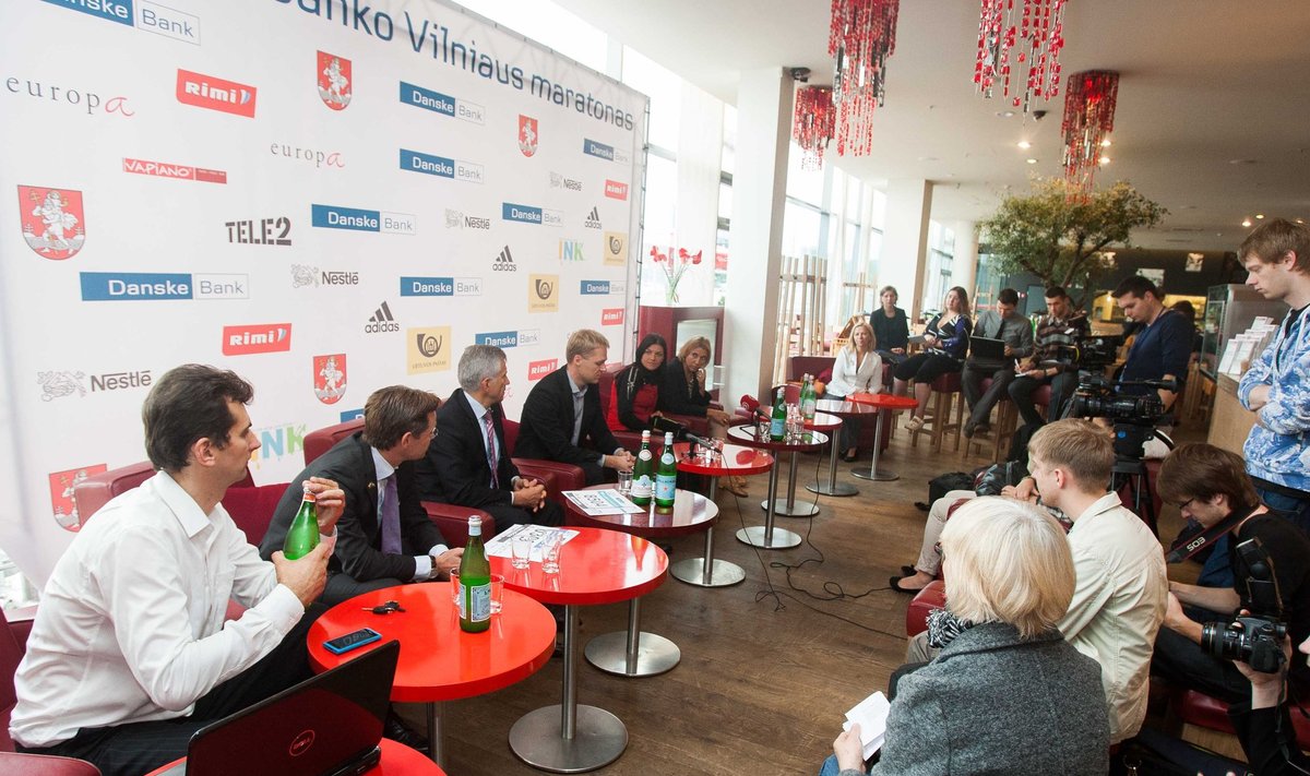 Vilniaus maratono spaudos konferencija
