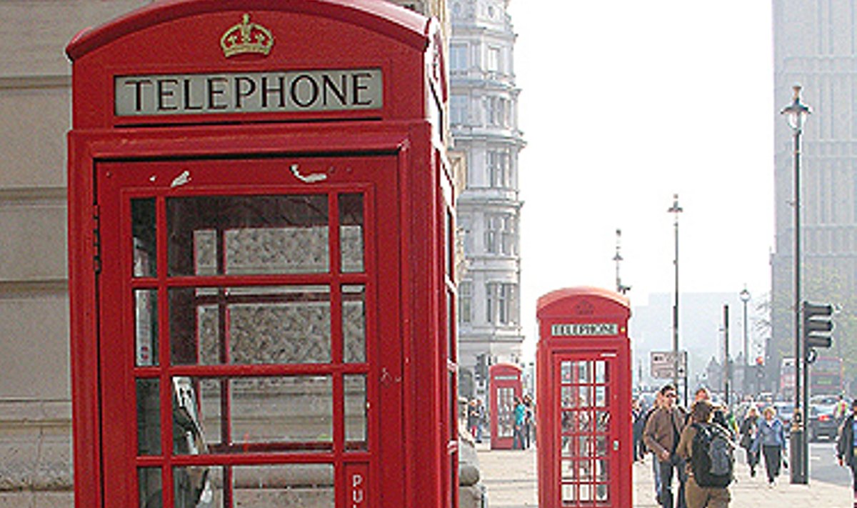 Telefonų būdelės Londone