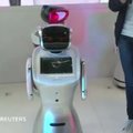 Į robotų humanoidų rinką įžengė naujas robotas „Sanbot“