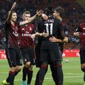 Italijos futbolo grandų mūšyje „AC Milan“ klubas įveikė „Lazio“ ekipą