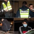Naktinis reidas Vilniuje: be vairuotojo pažymėjimo 18-tą kartą pagautas romas ir promiles išsportuoti bandę vairuotojai