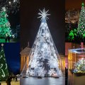 Po Vilniaus žinios apie „auksinę“ šventinę eglę – žvilgsnis į kitas savivaldybes: kaip šiemet atrodys krizinės miestų Kalėdos