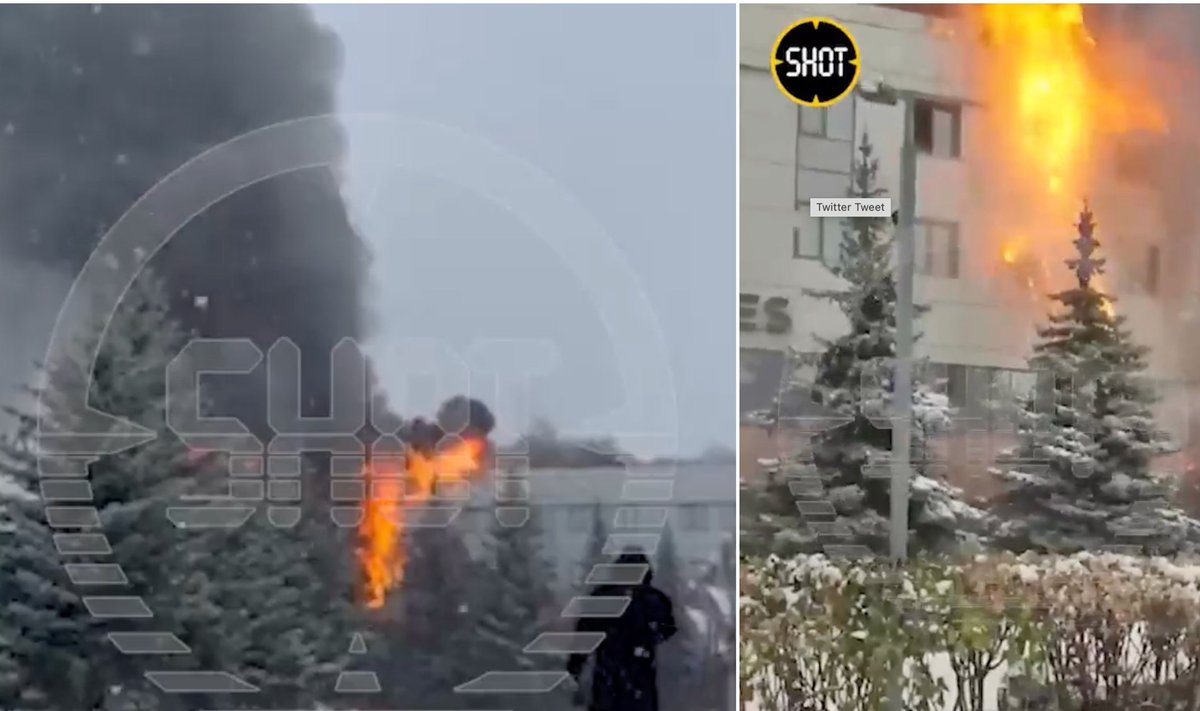 Rusijos viešbutyje kilo didžiulis gaisras 