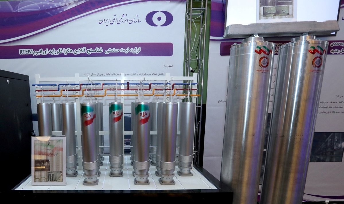 Irano urano sodrinimo centrifūgos