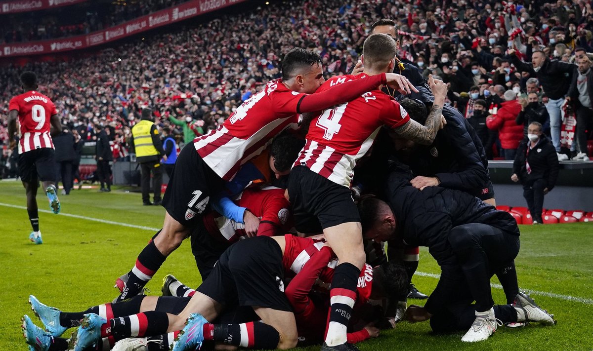 Bilbao "Athletic" džiaugsmas po Alexo Berenguer įvarčio