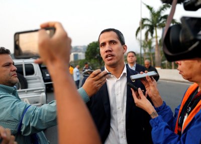 Venesuelos opozicijos lyderis skelbia apie perversmą