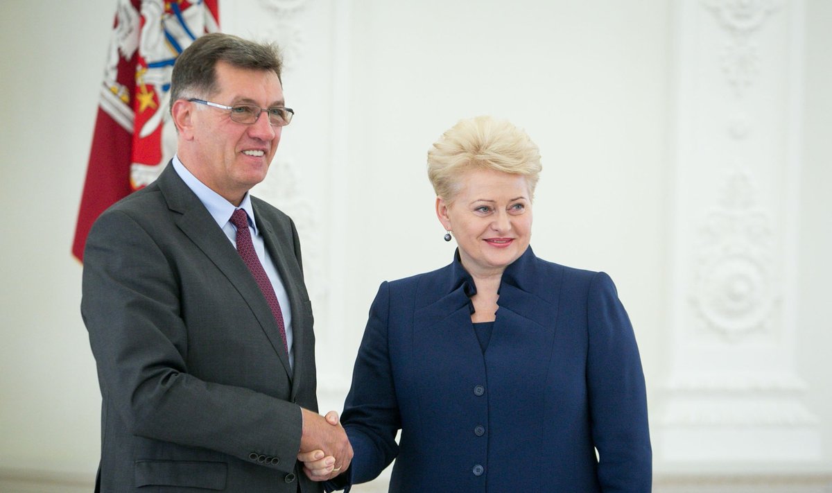 Prime Minister Algirdas Butkevičius and President Dalia Grybauskaitė