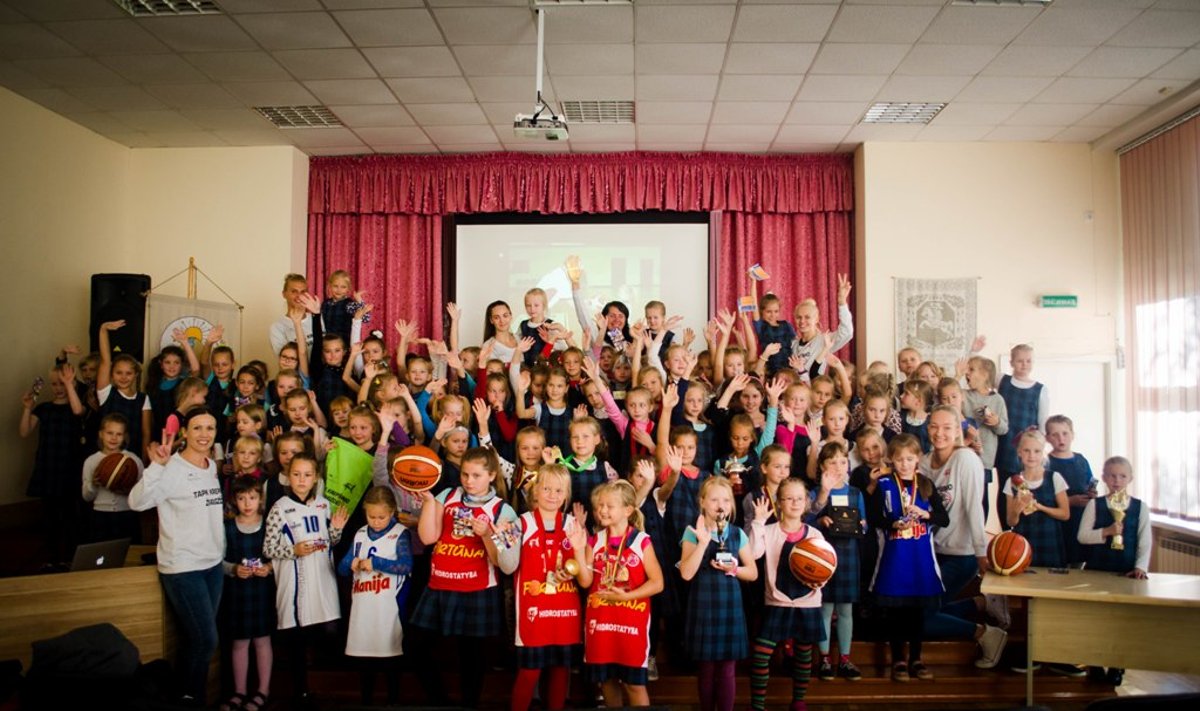 Projektas "Tapk krepšinio žvaigžde" aplankė Klaipėdą