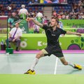 K. Navicko pasirodymas Europos badmintono pirmenybėse truko 40 minučių