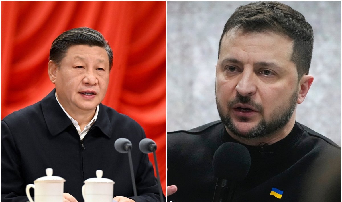 Volodymyras Zelenskis pareiškė, jog planuoja susitikti su Kinijos vadovu Xi Jinpingu