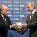 V. Putinas: nušalintas FIFA prezidentas J. Blatteris nusipelnė Nobelio premijos
