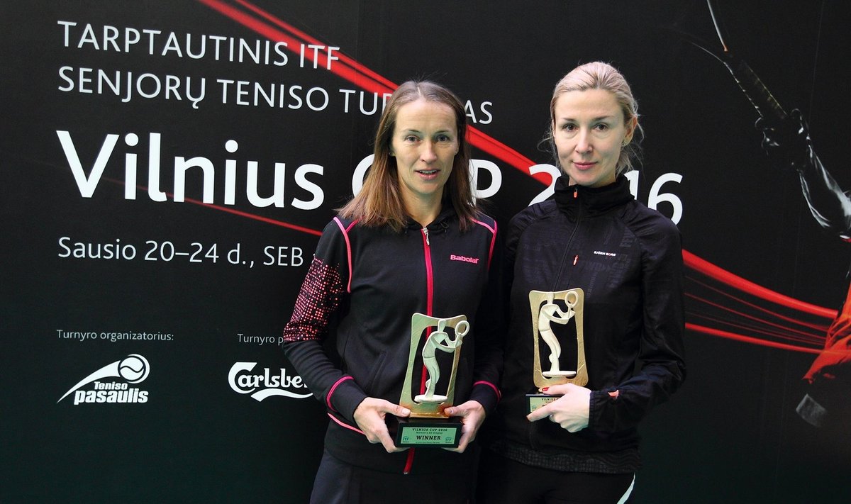 Gabrielė Lencina (kairėje)