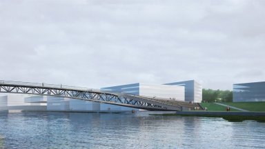 Pristatomas pėsčiųjų tiltų per Nemuną Kaune projektas