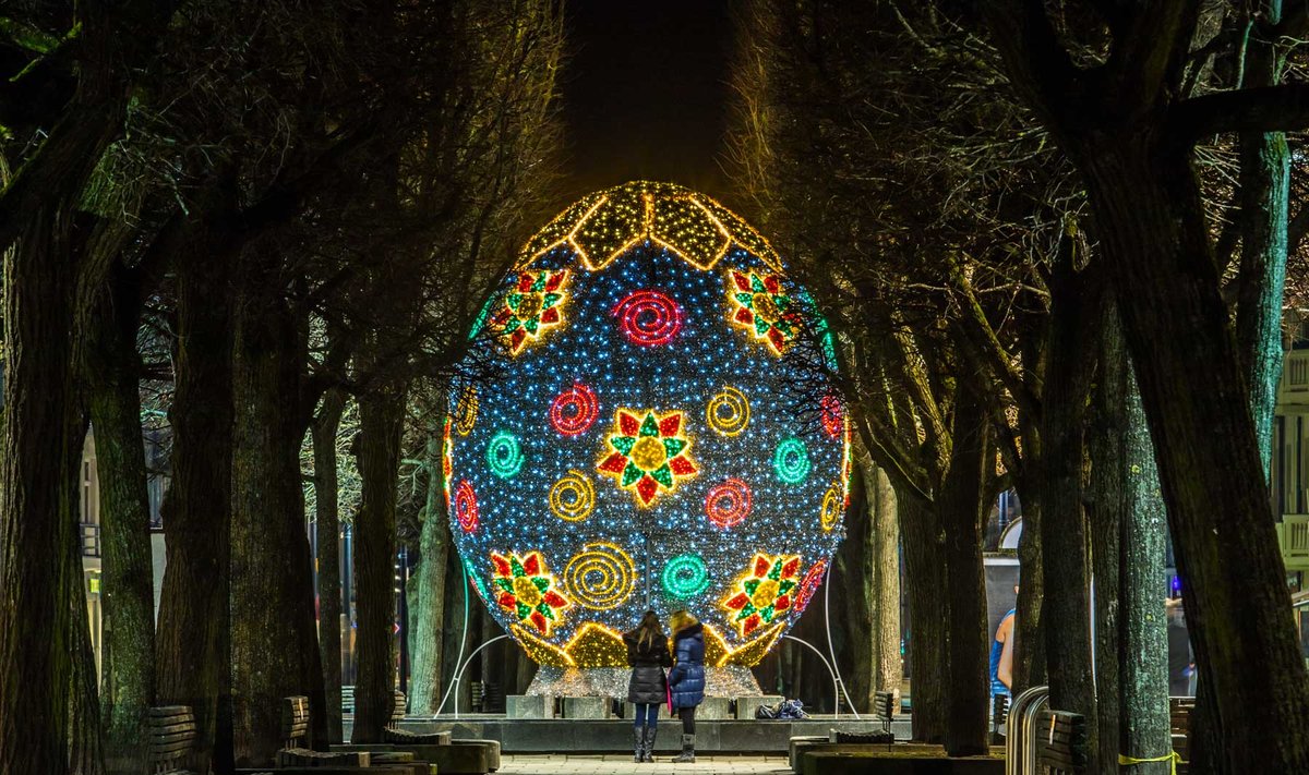 Giant Easter egg in Kaunas