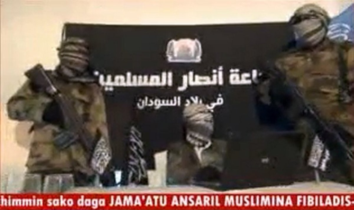 Islamo ekstremistų grupuotės „Ansaru“ nariai