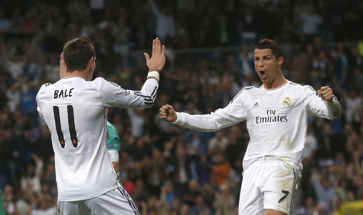 Garethas Bale ir Cristiano Ronaldo