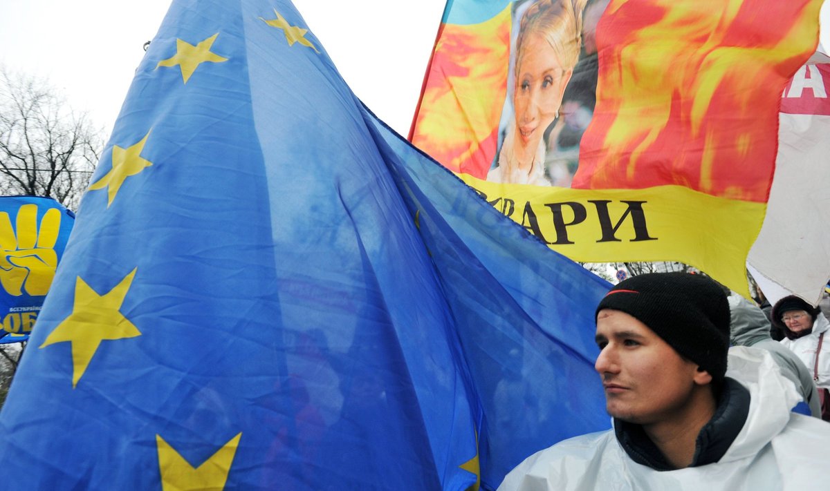 Ukrainoje tęsiasi protestai
