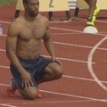 JAV sprinteris T.Gay'us neslepia jaučiantis priešolimpinį jaudulį